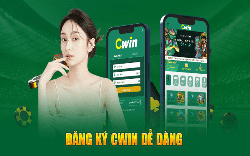 Đăng ký và nạp tiền vào tài khoản Cwin của bạn 